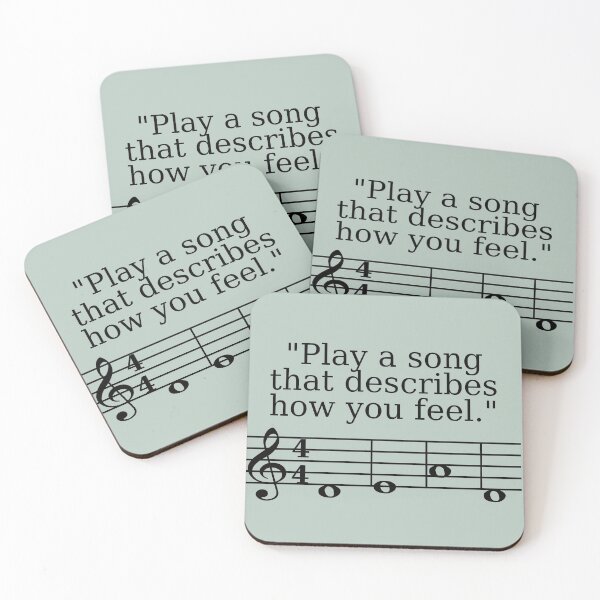 Item preview, Play a song that describes how you feel  designed and sold by JellaDelta.