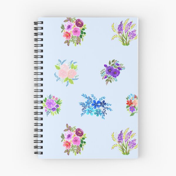 Item preview, Watercolor flowers purple set designed and sold by Ranp.