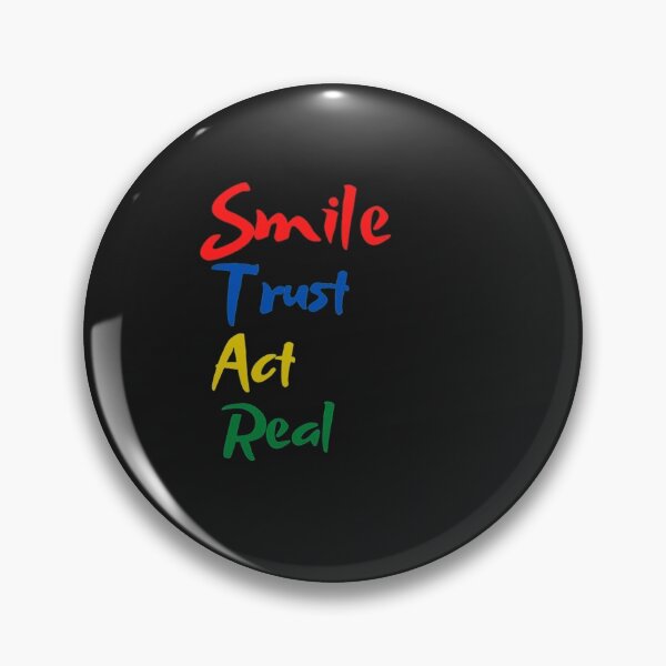 Item preview, SMILE-TRUST-ACT-REAL -STAR designed and sold by GILLES VAZIRI.