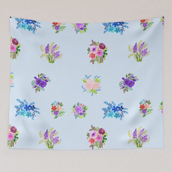 Item preview, Watercolor flowers purple set designed and sold by Ranp.