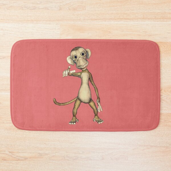 Item preview, A little monkey raises its index finger designed and sold by MIRO3D.