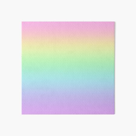 Pink Rainbow Gradient | Art Board Print