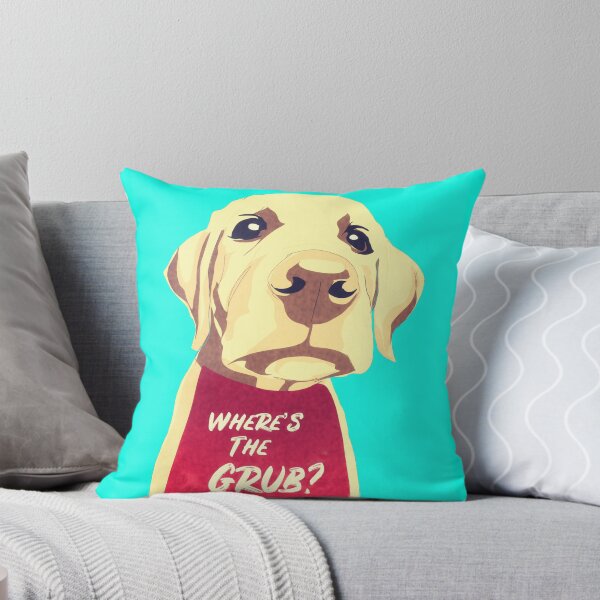 Item preview, Where Is The Grub (Where Is The Food, Dogs Make Me Happy Design) designed and sold by MindCereal.