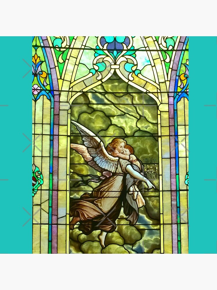 New Harmony-Stained Glass-Madonna & Child-Angel & Baby-St. Stephen's Church by Matlgirl