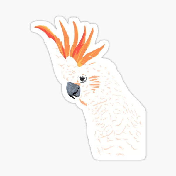 Item preview, Moluccan Cockatoo Portrait designed and sold by GeoCreate.