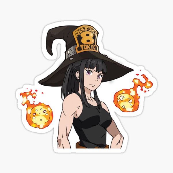 Fire Force Anime Aufkleber Decal Holographischer Maki Oze Peeker Sticker