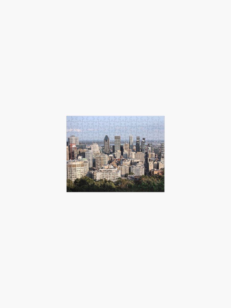 View Of Montreal From Top Of Mt Royal Jigsaw Puzzle By Heatherfriedman Redbubble