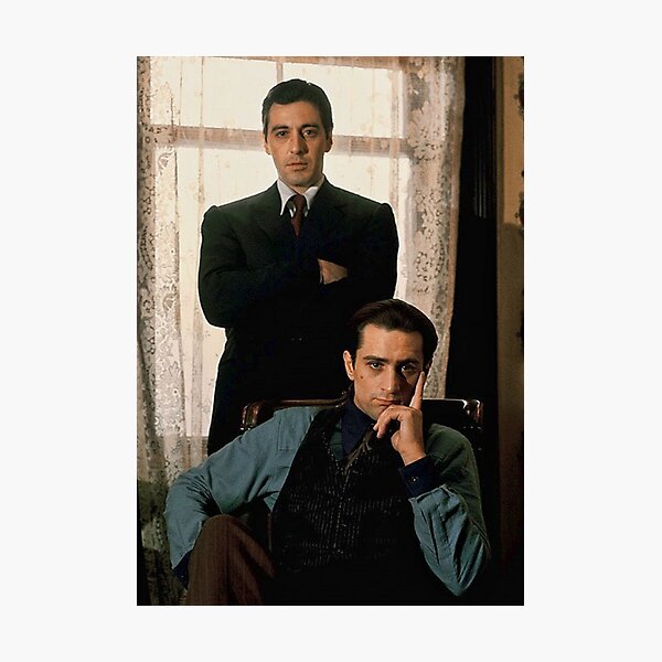 The Godfather - Al Pacino, Robert De Niro Photographic Print