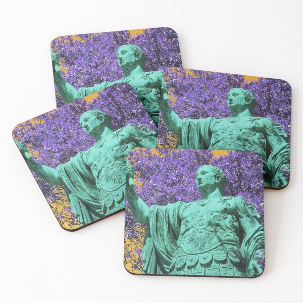 Item preview, Julius Caesar Statue - cyan, blue, purple, orange - Italy designed and sold by MoClan-Graphics.