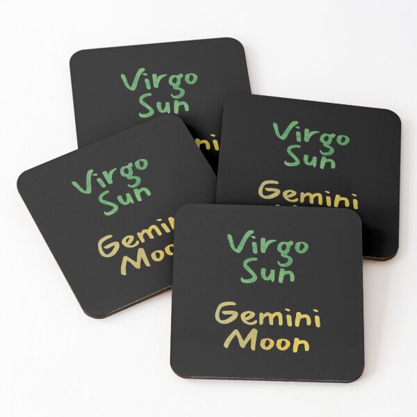 Item preview, Virgo Sun Gemini Moon Text designed and sold by leomooncreates.