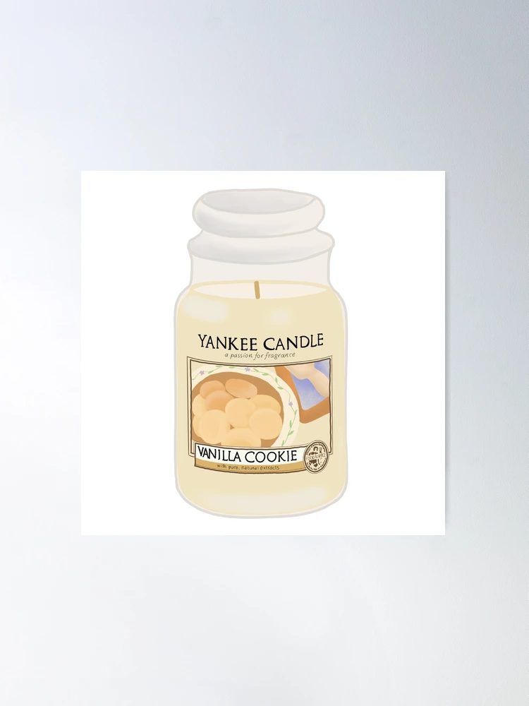 Scented Candle Vanilla Cookie Poster for Sale by ravenmandyshop