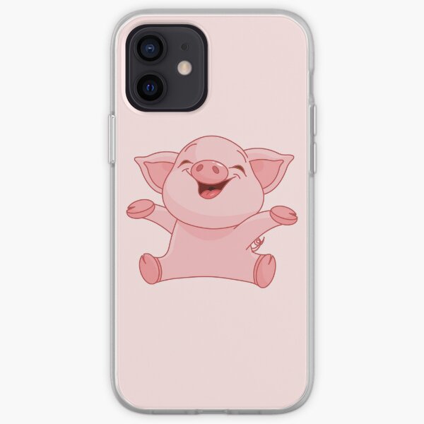 Pink Pig Iphone Cases Covers Redbubble - hot pink pig tails roblox