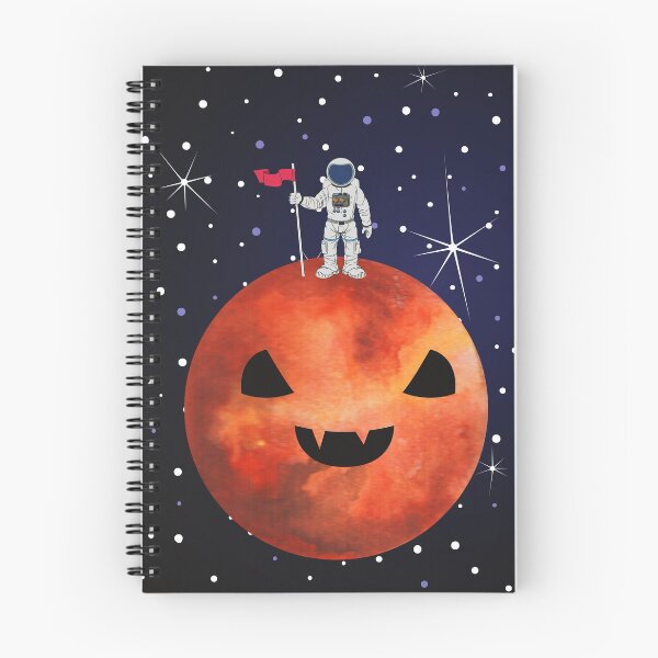 Item preview, Mars pumpkin halloween in space designed and sold by Windmill Wildflowers.