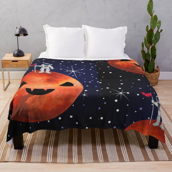 Item preview, Mars pumpkin halloween in space designed and sold by Windmill Wildflowers.