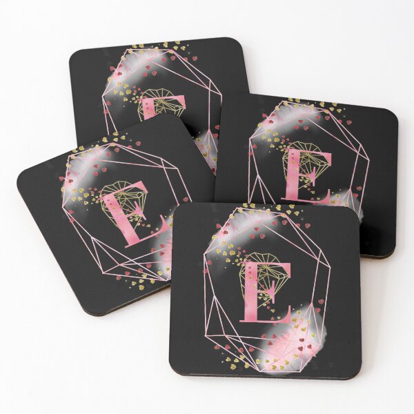 Item preview, Pink Gold Monogram E designed and sold by ElenaDanilo.