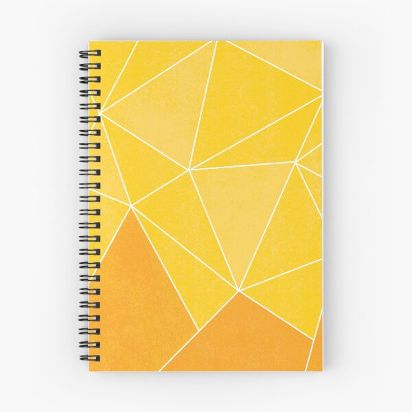 Item preview, Mountain Scape // Patrón geométrico montañoso naranja y amarillo designed and sold by Anna Prendergast.