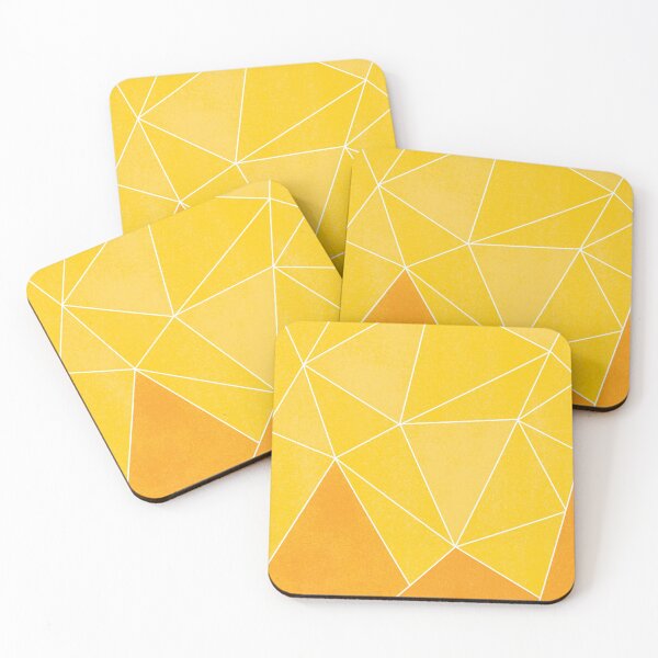Item preview, Mountain Scape // Mountainous Orange and Yellow Geometric Pattern designed and sold by Anna Prendergast.