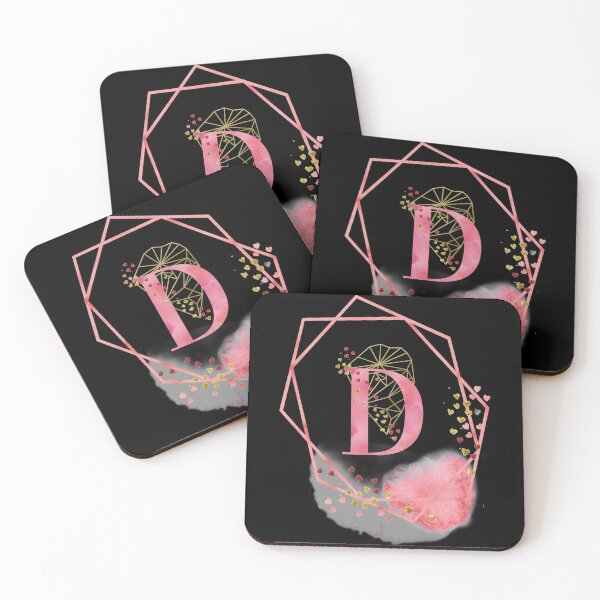 Item preview, Pink Gold Monogram D designed and sold by ElenaDanilo.