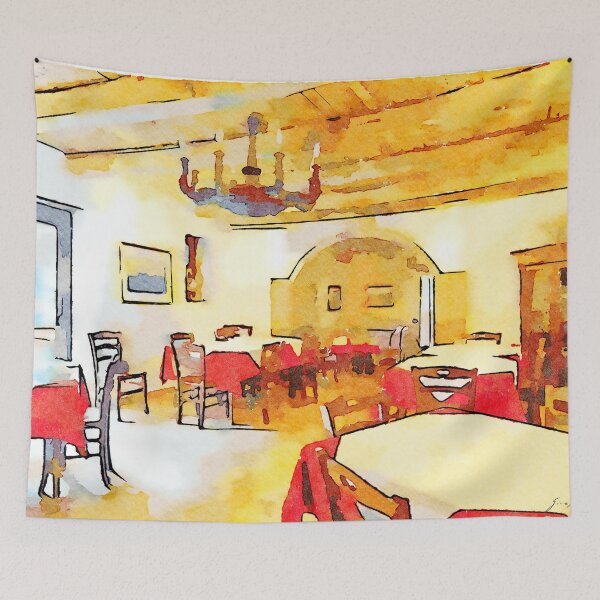 Item preview, Dining room of restaurant designed and sold by Giuseppe Cocco.
