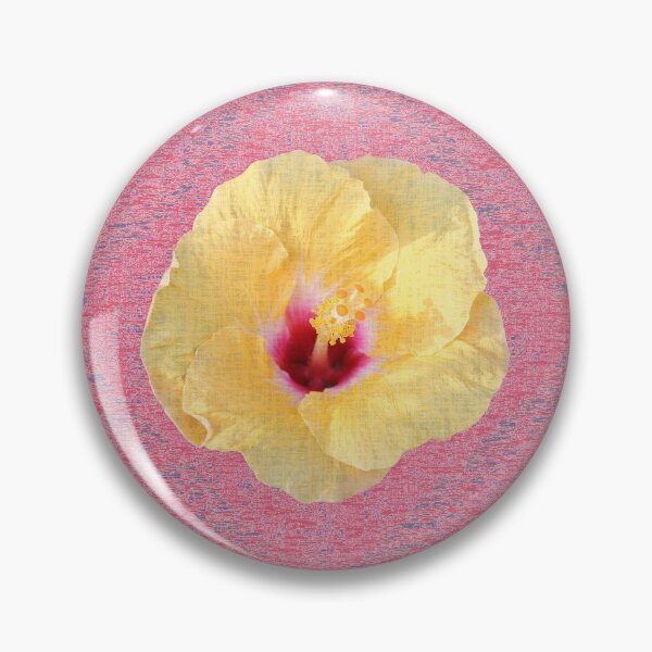 Item preview, Yellow Single Hibiscus with Red Centre designed and sold by STHogan.