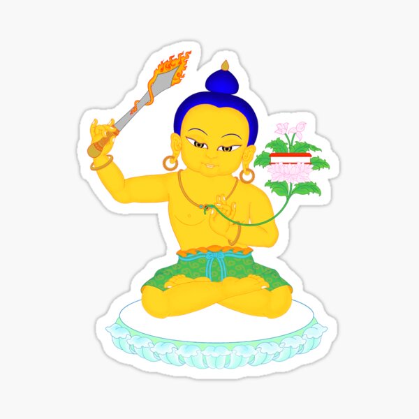 Baby Buddha Zen Meditation Hippie Spiritual Sticker - Psychonautica