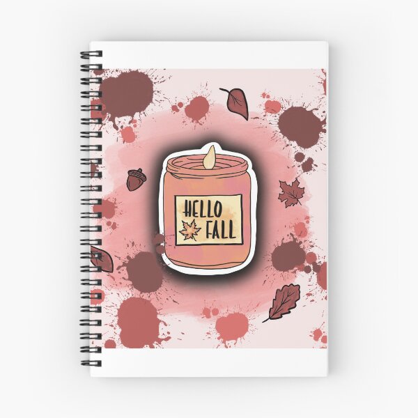 Aperçu de l'œuvre Bougie Hello Fall créée et vendue par visualpeachy.