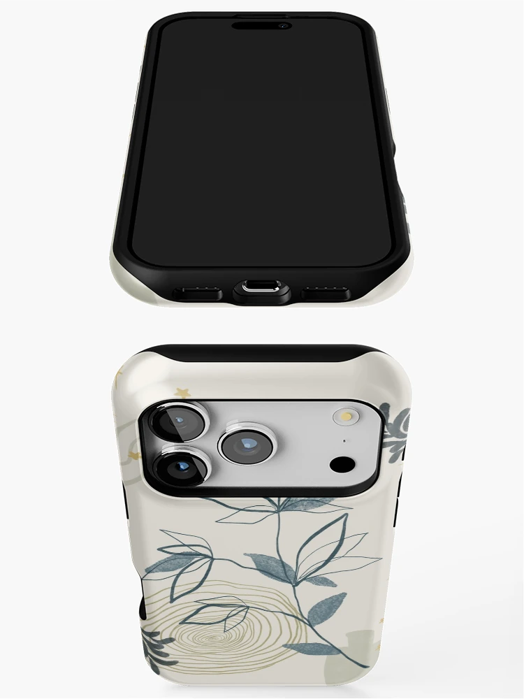 Thumbnail 3 of 4, iPhone Case, Abstract Leaft_01 designed and sold by MercuryV.