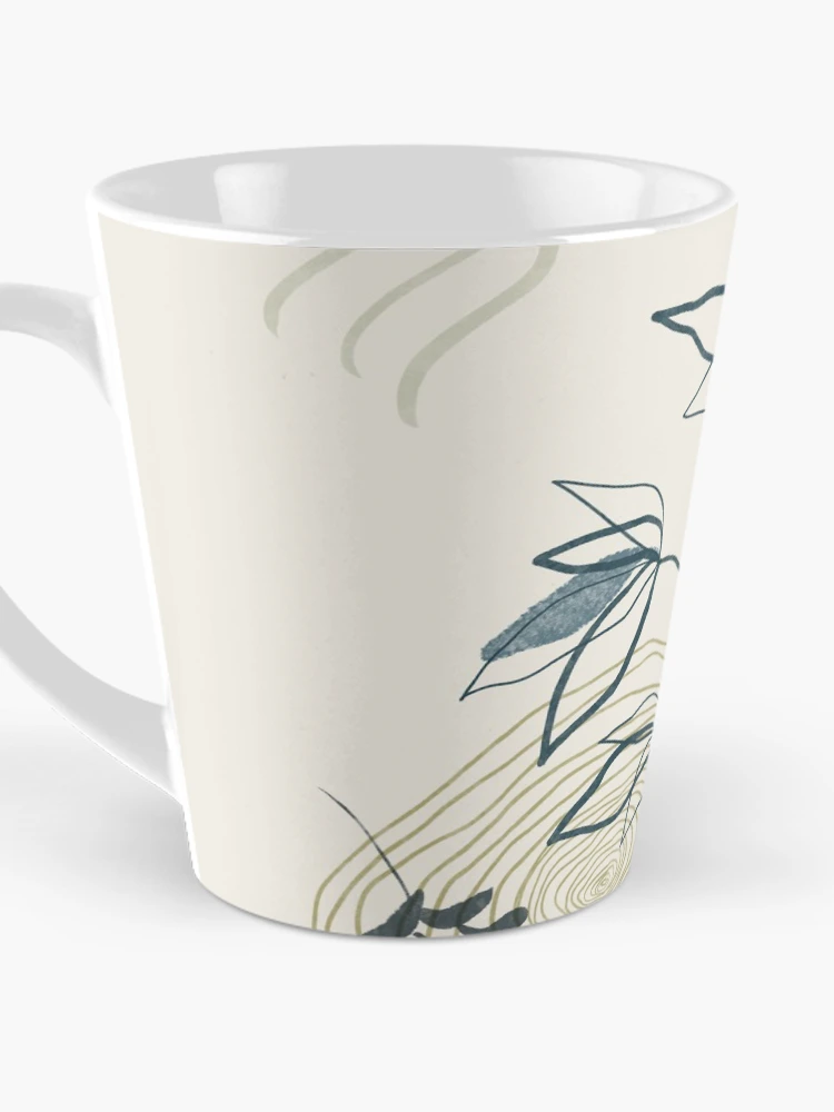 Thumbnail 3 of 4, Coffee Mug, Abstract Leaft_01 designed and sold by MercuryV.