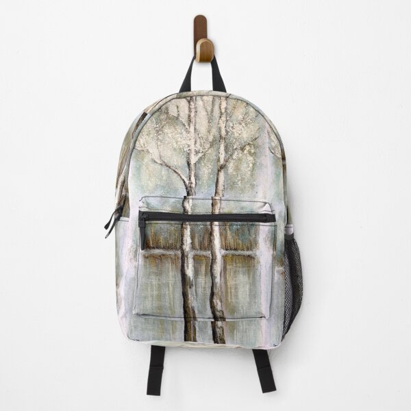 Item preview, Twin Birches by the lake original watercolor painting designed and sold by GittaG74.