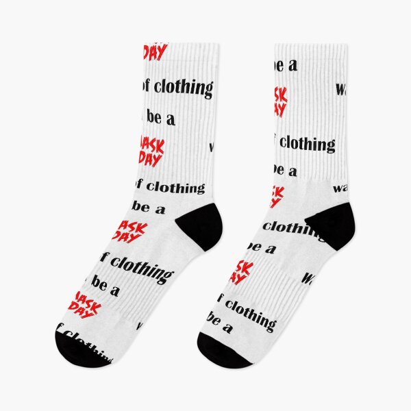 Item preview, If Monday was a piece of clothing it would be a Face Mask - Funny Quote  designed and sold by Deegital18.
