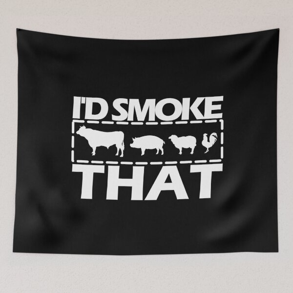 Item preview, I'd Smoke That Funny Pork,chicken,cow,sheep designed and sold by letsgoh.