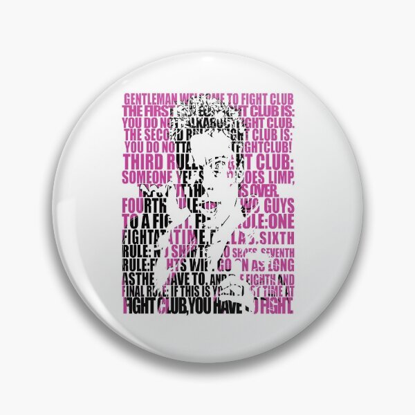 Item preview, Tyler Durden's 8 Rules designed and sold by VicFreedomind.