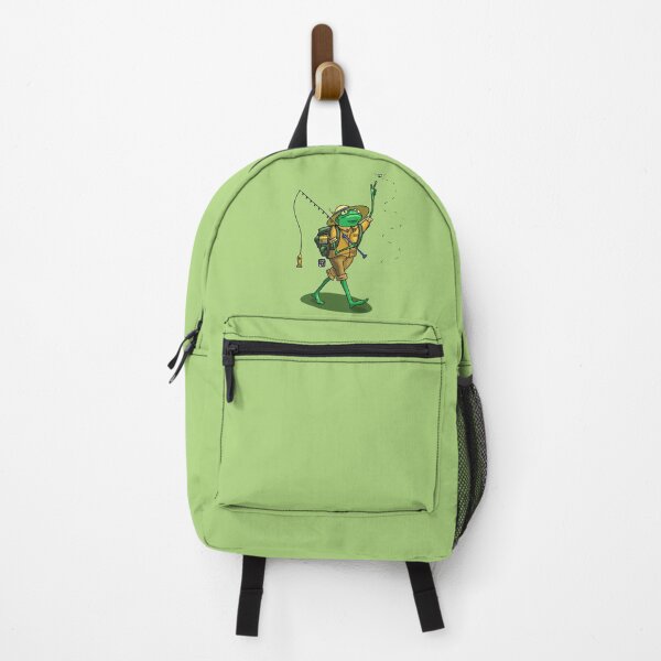 Item preview, Frog Fisherman designed and sold by warmyourtoes.