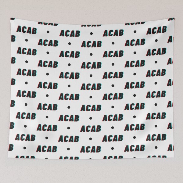 Item preview, ACAB Pattern - White Background designed and sold by thesassypanda.