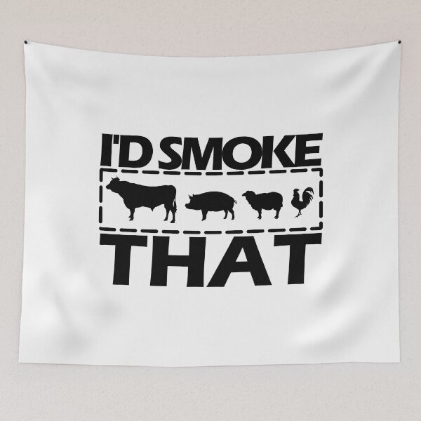 Item preview, I'd Smoke That Funny Pork,chicken,cow,sheep designed and sold by letsgoh.