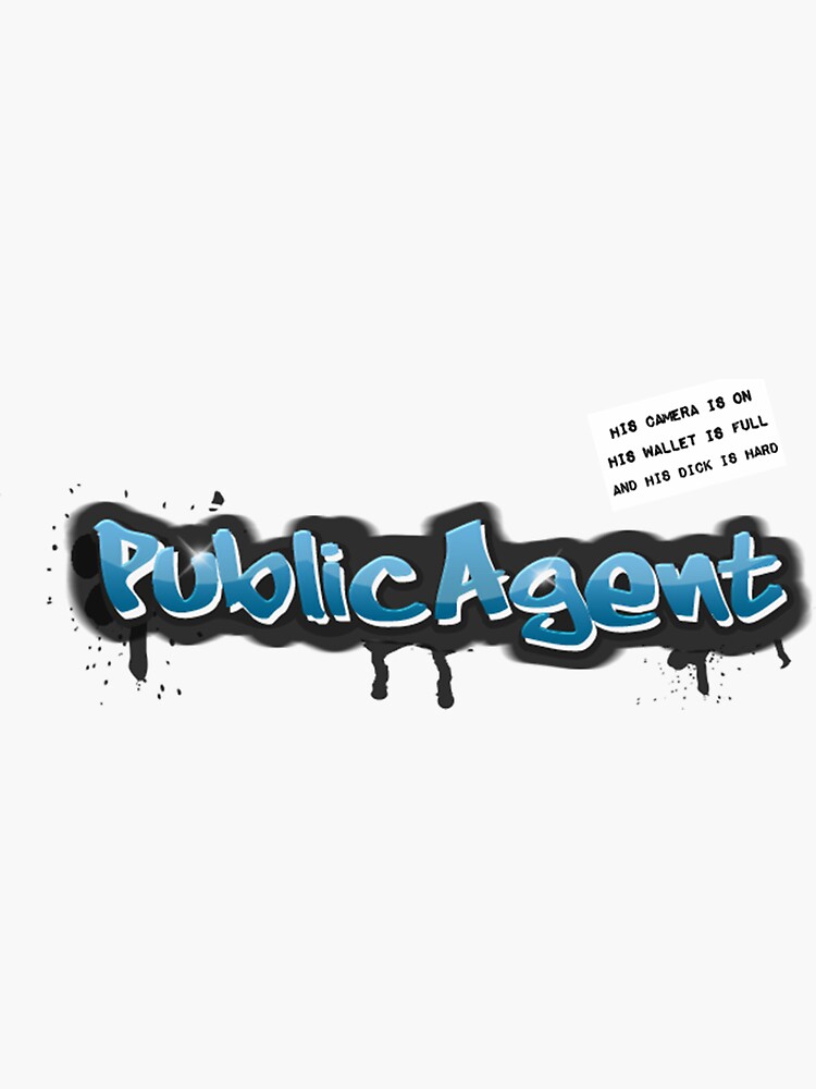 "Public Agent" Sticker by gonzalopipita Redbubble