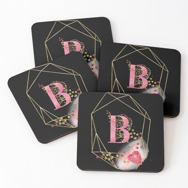 Item preview, Pink Gold Monogram B designed and sold by ElenaDanilo.