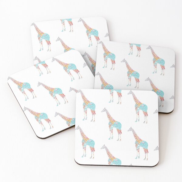 Aperçu de l'œuvre Girafe abstraite créée et vendue par Braxton Tanaka.