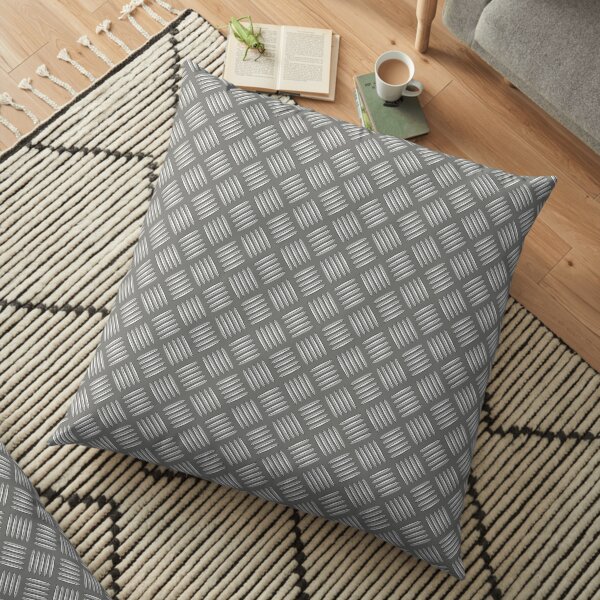 Industrial metal Floor Pillow