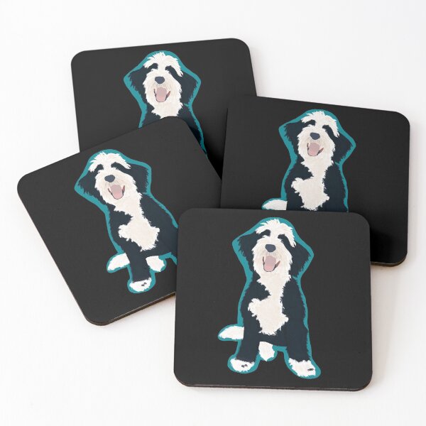 Item preview, Teal Bernedoodle designed and sold by wishfulwags.
