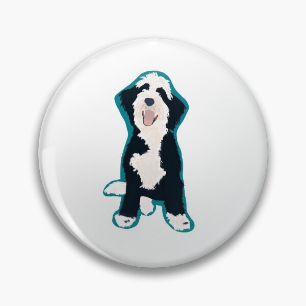Artikelvorschau, Blaugrüner Bernedoodle entworfen und verkauft von wishfulwags.