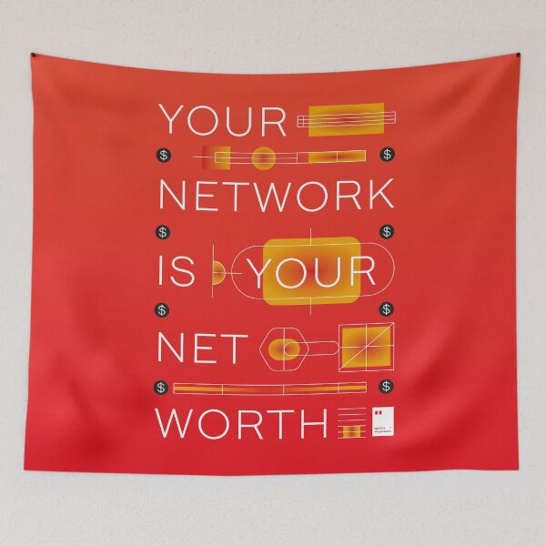 Item preview, Your network is your net worth designed and sold by quotesonposters.