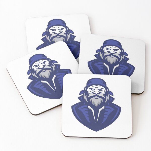 Item preview, Captain Pirate in Blue And White designed and sold by Sreena.