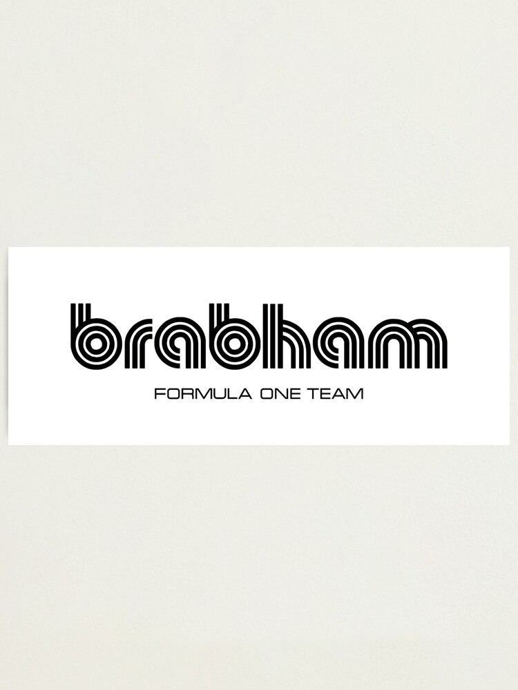 Brabham Formula One Team logo 1973/4 - brabham blue print | Sticker