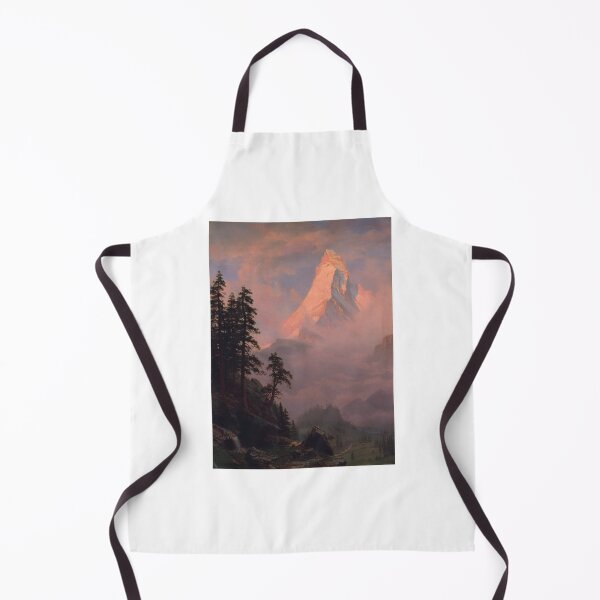 Item preview, Sunrise on the Matterhorn is painting by American artist Albert Bierstadt. designed and sold by immortalpeaches.