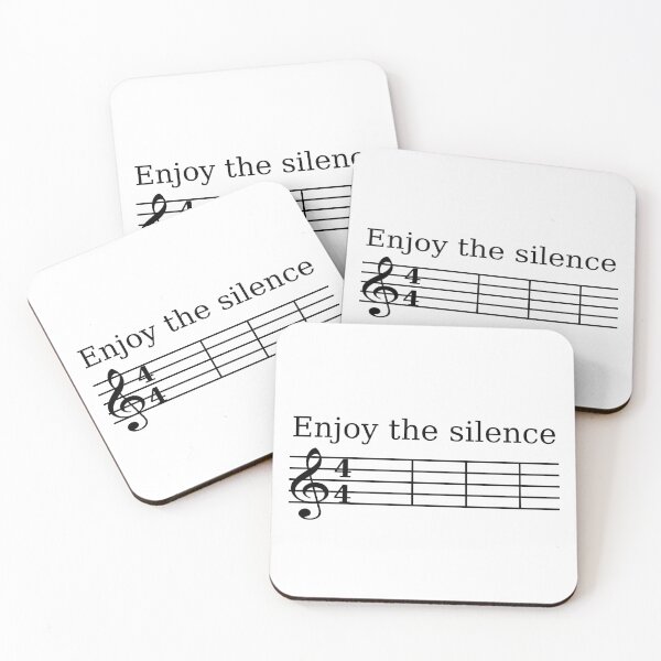 Item preview, Enjoy the silence music sheet  designed and sold by JellaDelta.