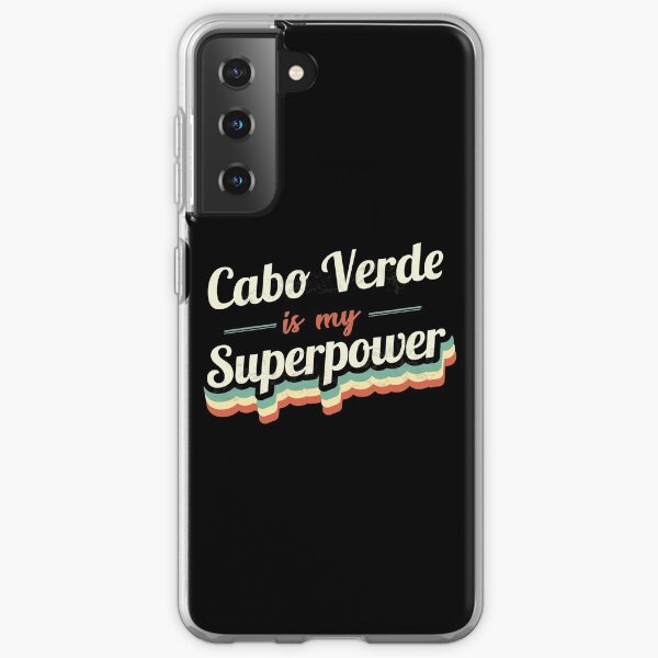 Fier d'être né à Cabo Verde Coque souple Samsung Galaxy