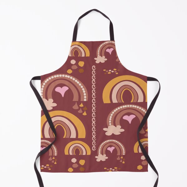 Item preview, Boho Rainbows Rustic Pattern designed and sold by MclaughlinGifts.