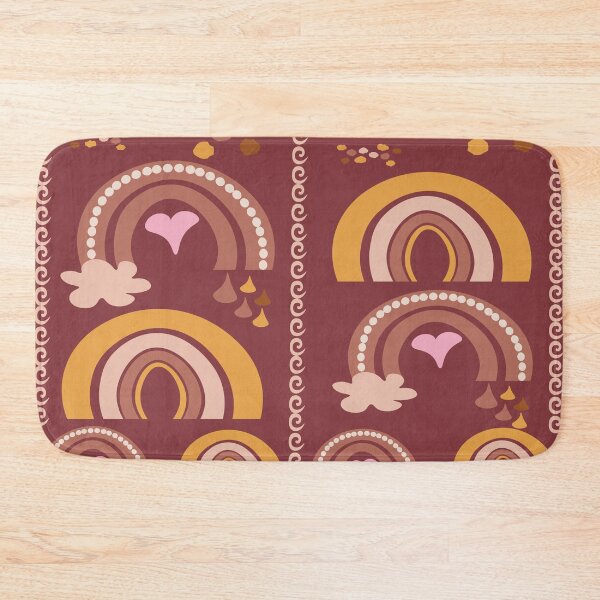 Item preview, Boho Rainbows Rustic Pattern designed and sold by MclaughlinGifts.