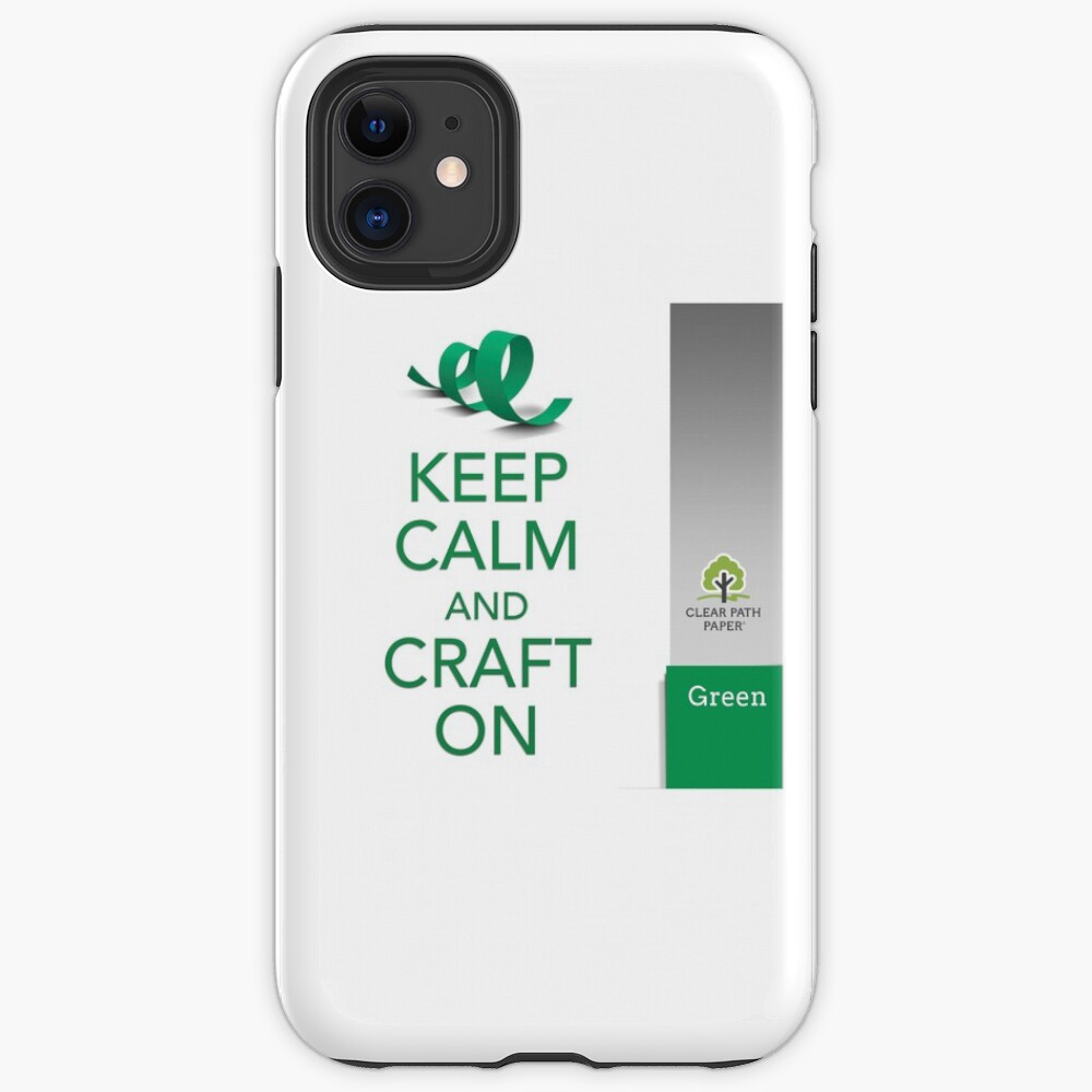 Keep Calm (Green) iPhone Case